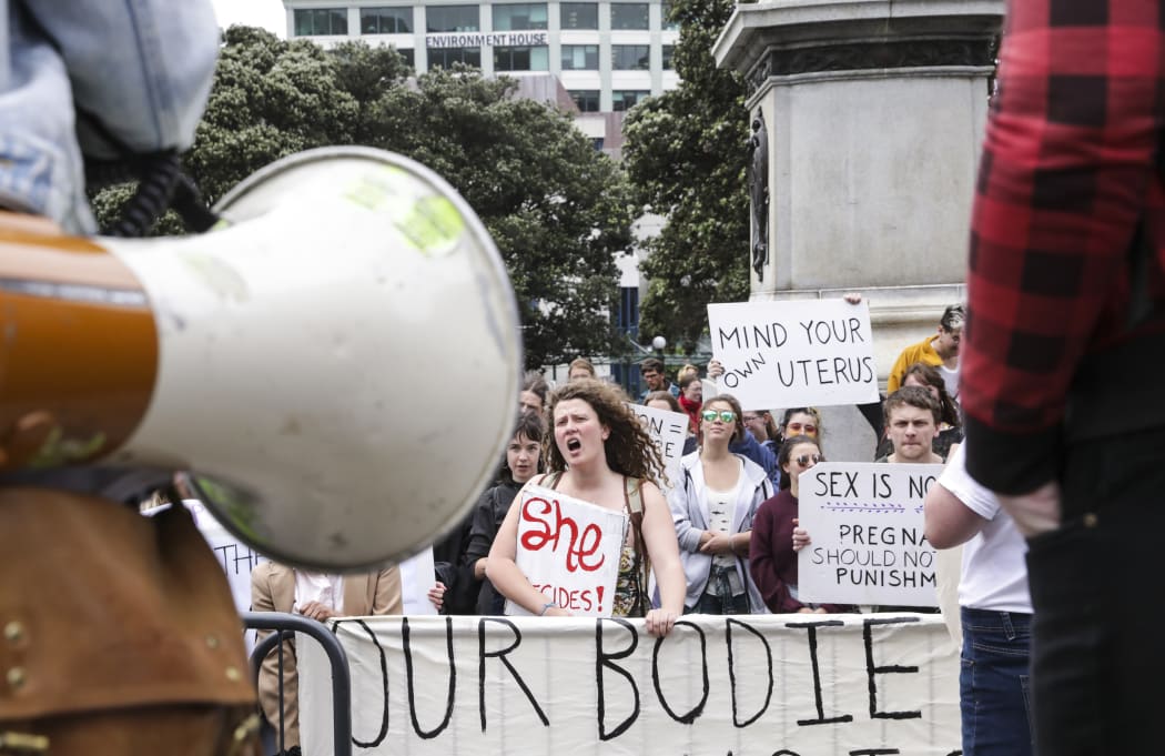 Abortion rally.