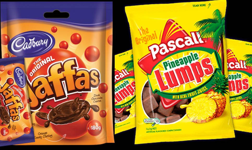 Jaffas and Pineapple Lumps are manufactured in Cadbury's Dunedin factory which is set to close.