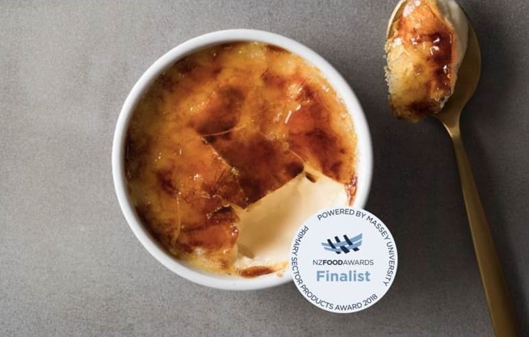 Deer milk crème brûlée