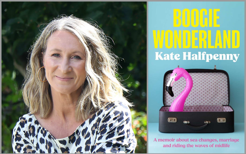 Image of Kate Halfpenny and book.