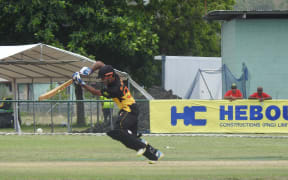 Sese Bau top-scored for PNG with 69 not out.