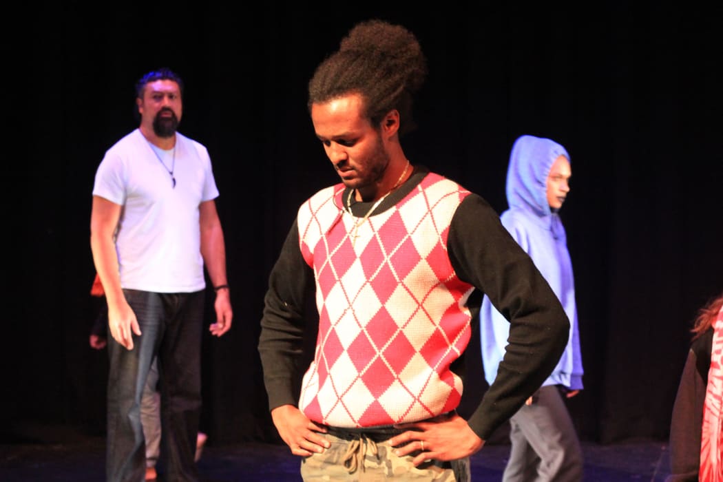 Actor Fathe Tedros Tesfamariam playing Ahmed in In Transit.