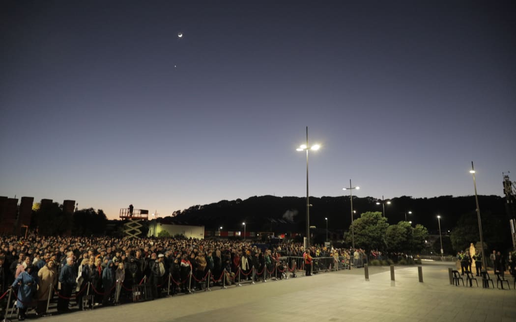 Dawn Service Anzac Day in Wellington