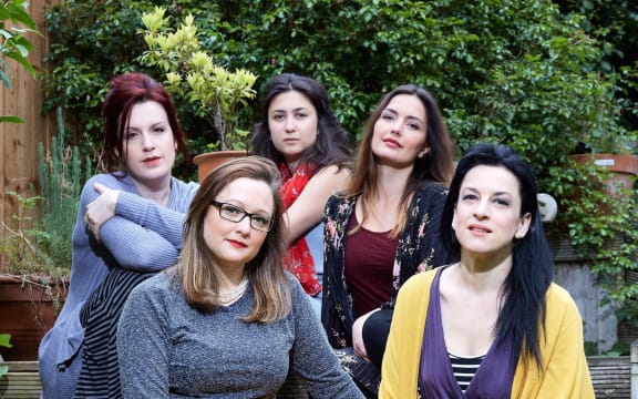 Founders of SWAP'ra including soprano Madeleine Pierard (far right)