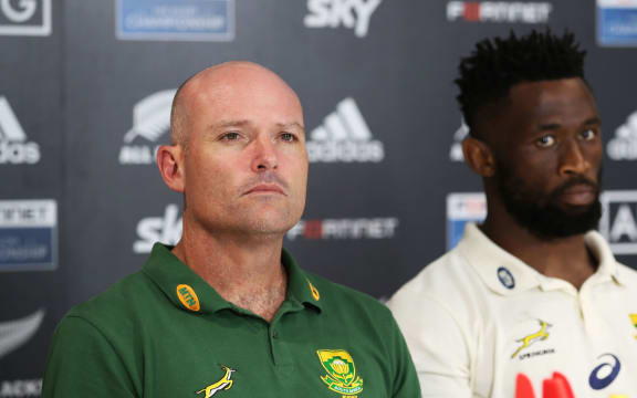 Springboks coach Jacques Nienaber.