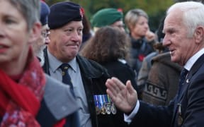 Veterans at the Christchurch service.