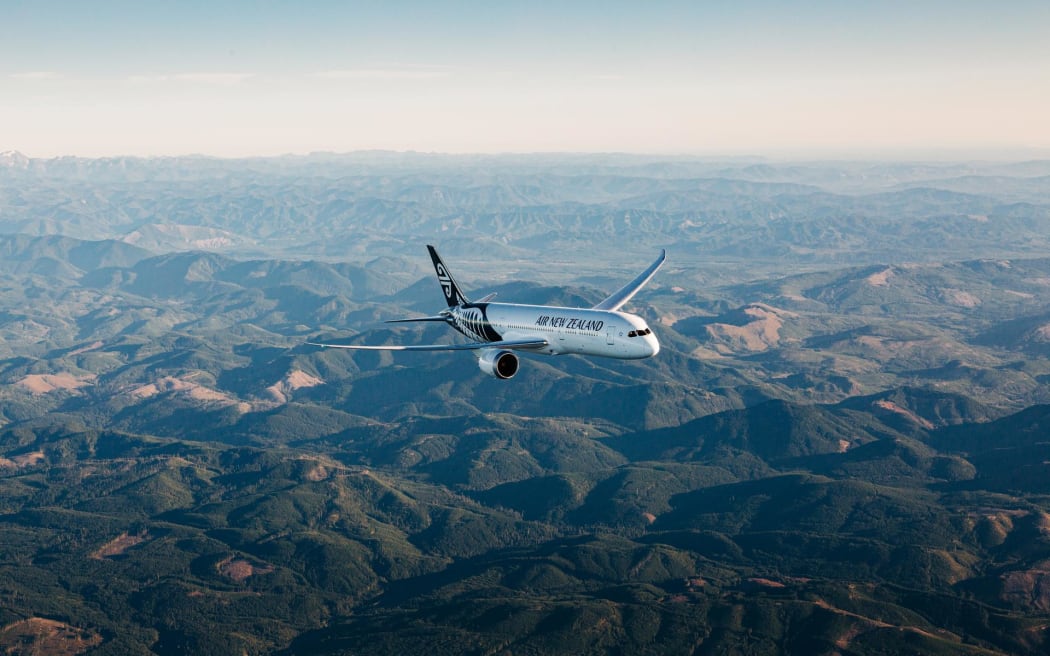 A Boeing Dreamliner 787-9, from the Air New Zealand fleet.