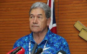 Winston Peters in Vanuatu
