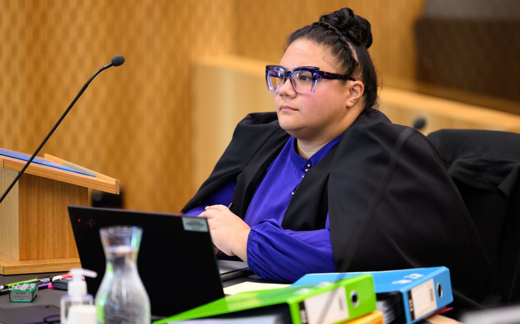 280425 KAI SCHWOERER
Counsel assisting the coroner Rebekah Jordan looks on during the coroner's inquest looking into the oversights before the murder of Juliana Bonilla-Herrera.