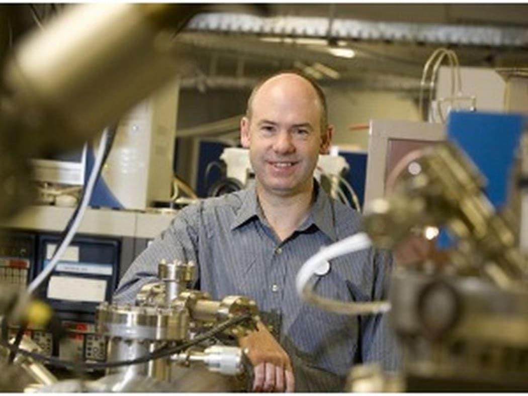 Martin Allen, a material scientist at the University of Canterbury, has developed wearable sensors to monitor people's exposure to ultra-violet radiation.