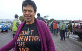 Jocelyn Millard was among those on the peace hikoi.