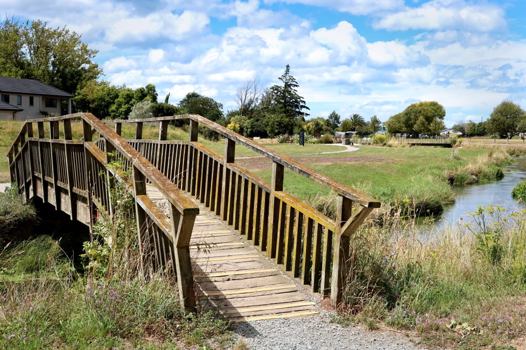 The existing bridge was built in 1988 for a Heart Foundation event.
