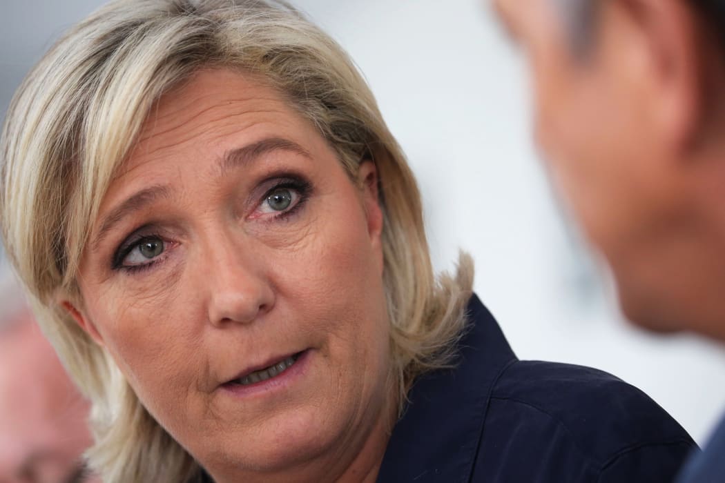 French far-right Front National (FN) party president, member of European Parliament and candidate for France's 2017 presidential election, Marine Le Pen.