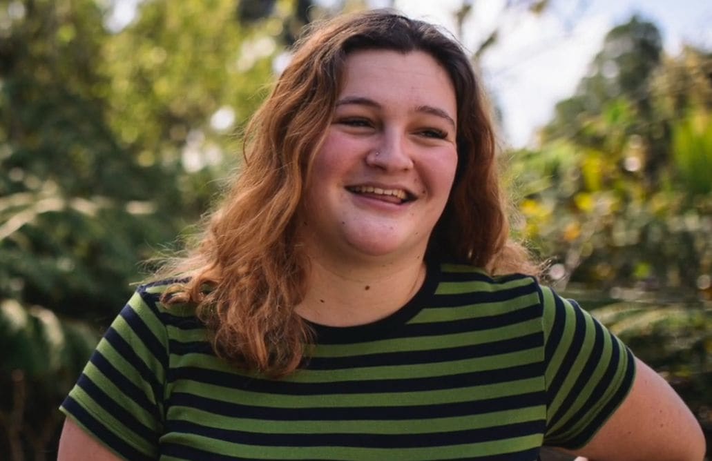 Katie, a participant in the YWCA photo exhibition 18x18