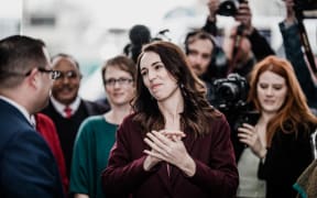 Labour leader Jacinda Ardern visits FoodHQ Science Park in Palmerston North, 17 September 2020