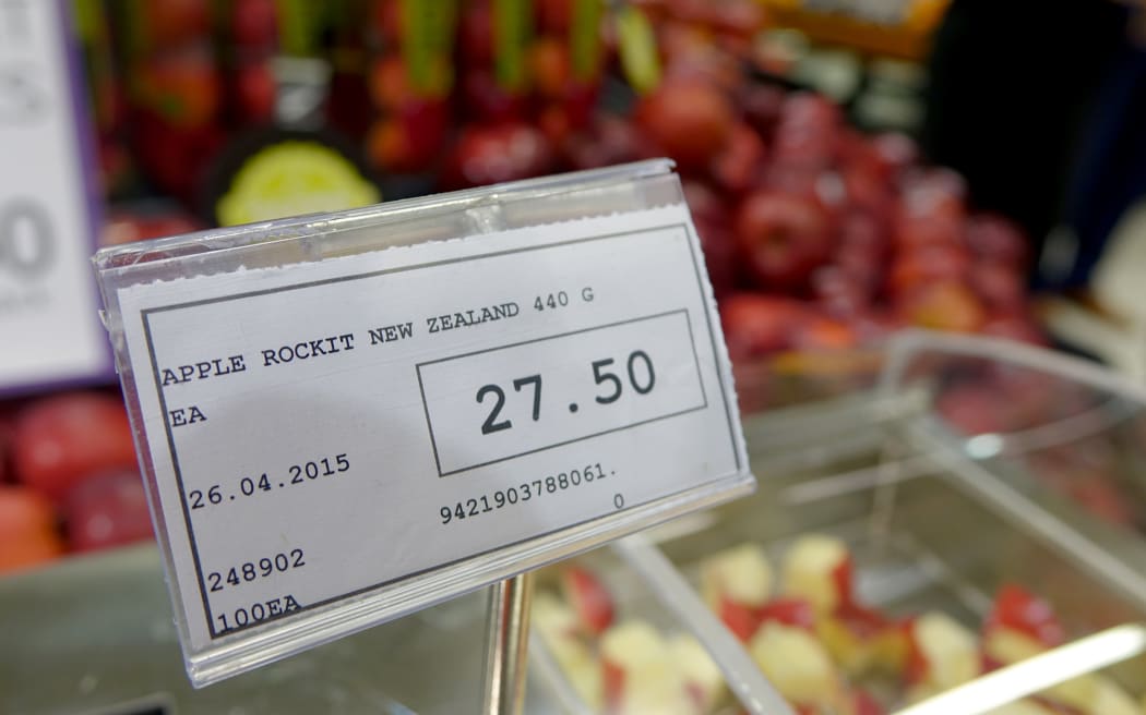 New Zealand produce for sale in a Dubai supermarket.