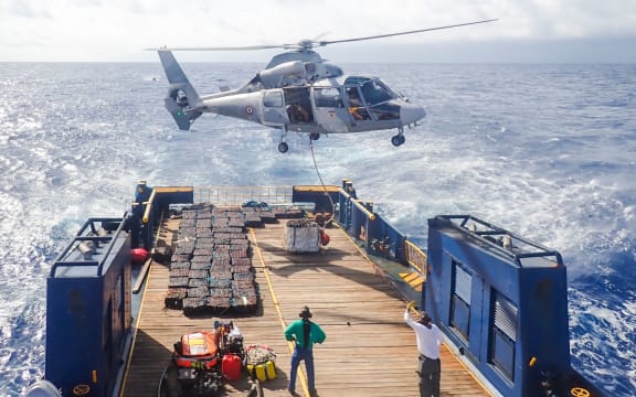 France's High Commission in French Polynesia has reported the seizure of 4.87 tonnes of cocaine in its maritime zone.