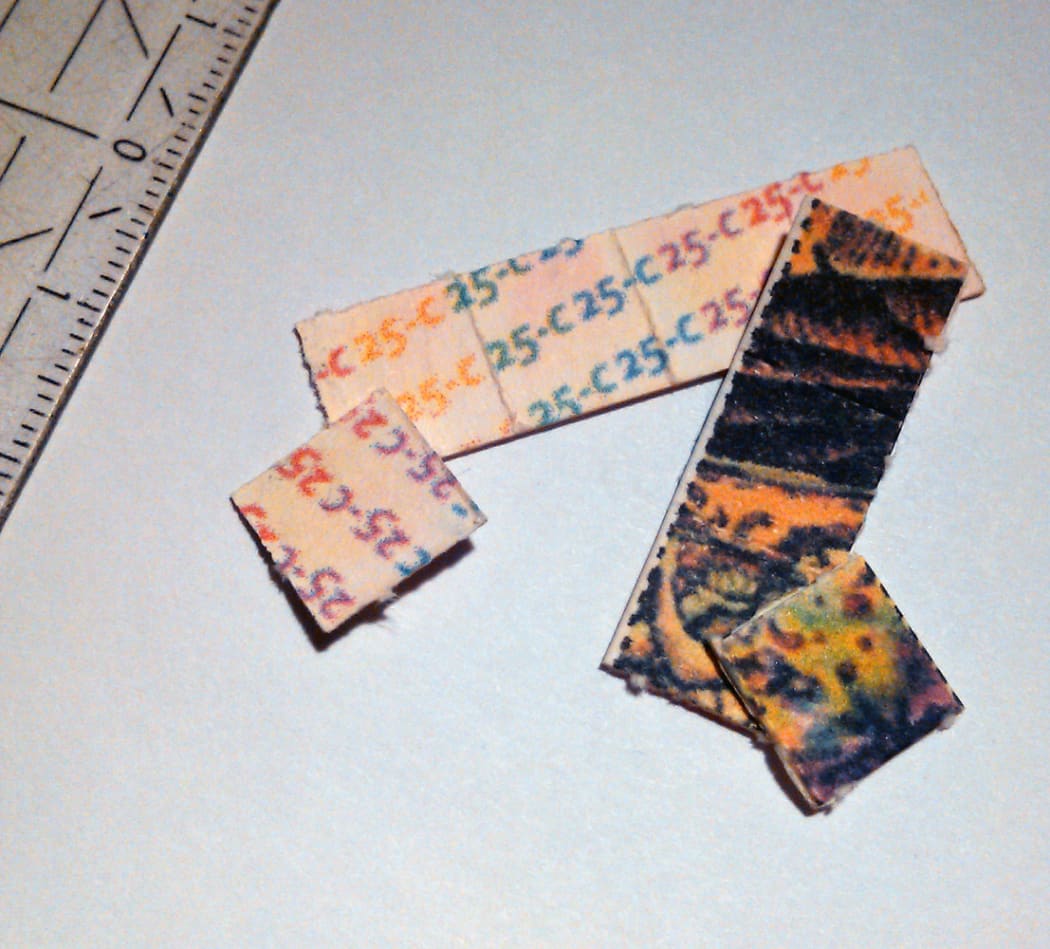 Blotter paper containing 25CNBOMe.