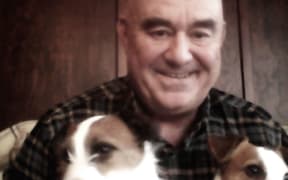 Banks Peninusla dog owner JJ Smith with his two Jack Russells Hazel and Spruce