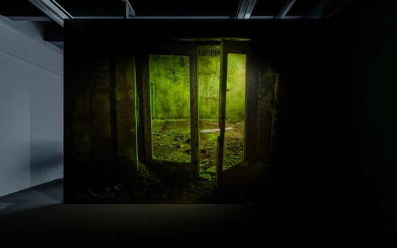 Raúl Ortega Ayala’s The Zone in exhibition Infrastructure at Adam Art Gallery