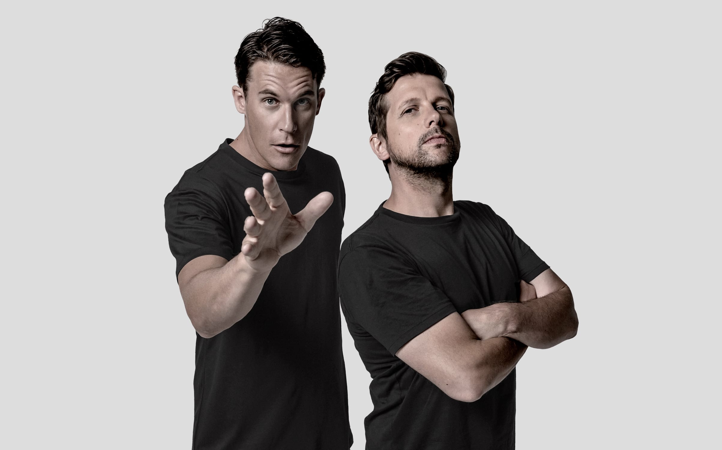 Jeremy Wells, left, and Heath