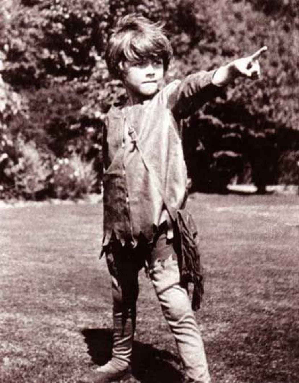 Michael Llewelyn Davies dressed as Peter Pan, 1906.