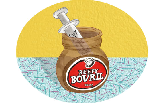 Bovril jar