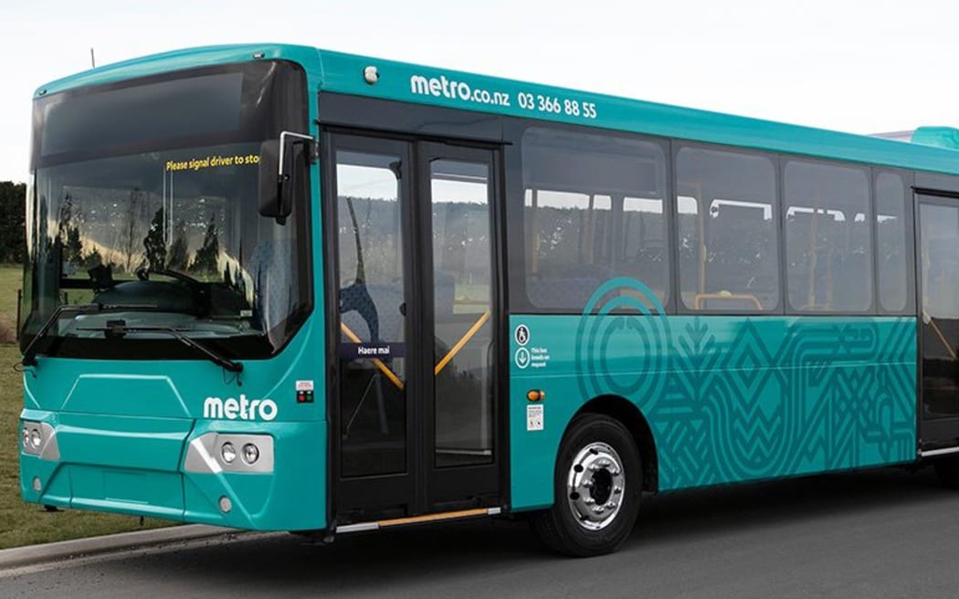 New teal coloured buses in Christchurch