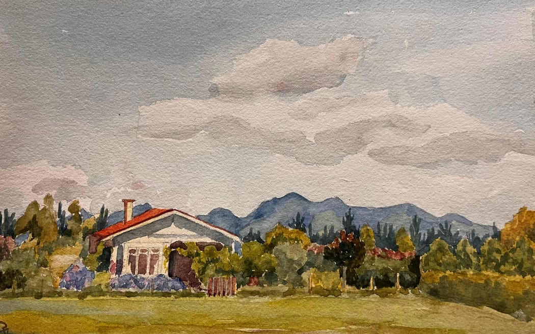 Rozel, a watercolour by Rhoda McWhannell