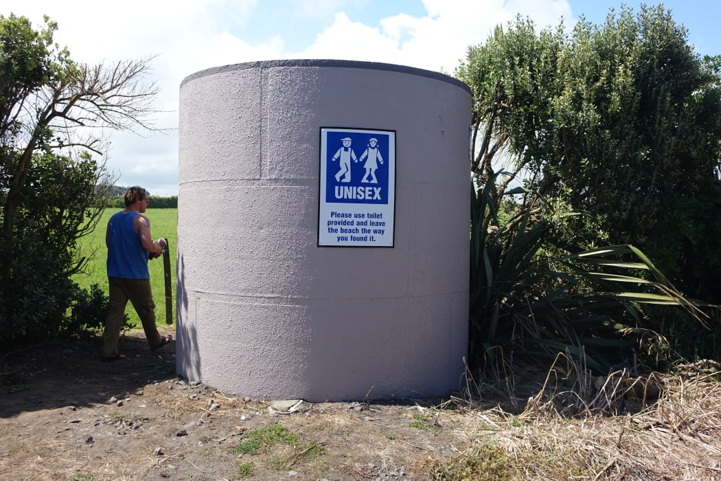 Mr Wilkes chained up the toilet, which he said was overflowing, though the council's Brent Manning said the water had been tested and shown to be groundwater.