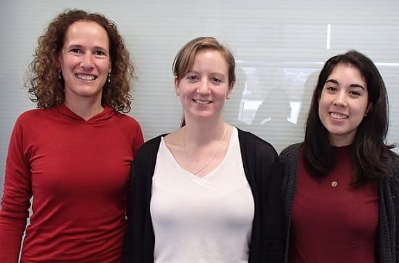 Liana Machado, Laura Thompson and Phoebe Naldoza-Drake