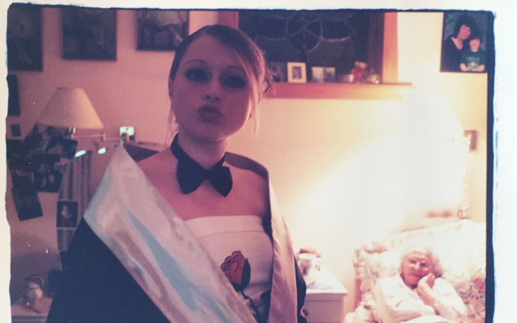 New Zealand actor Chelsie Preston Crayford with her grandmother Tui Preston