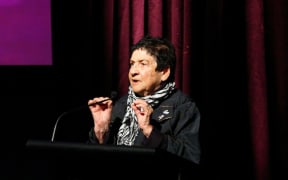 Marti Friedlander at the opening night of the Doc Edge Festival 2016.