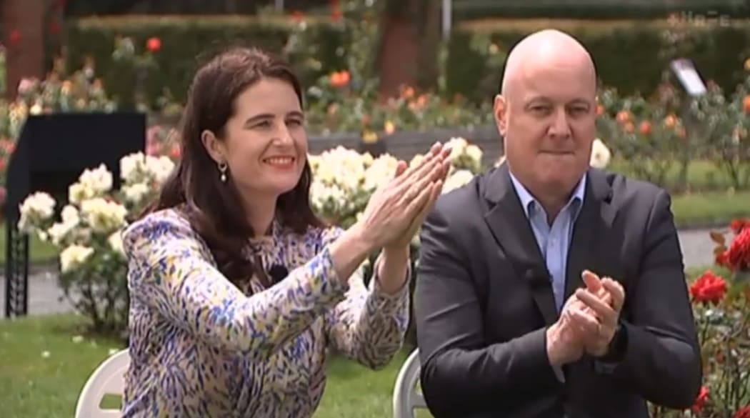 National's new leadership duo about to be grilled in Wellington's Botanical Gardens by Newshub.