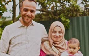 Hisham al-Zarzour and his family.