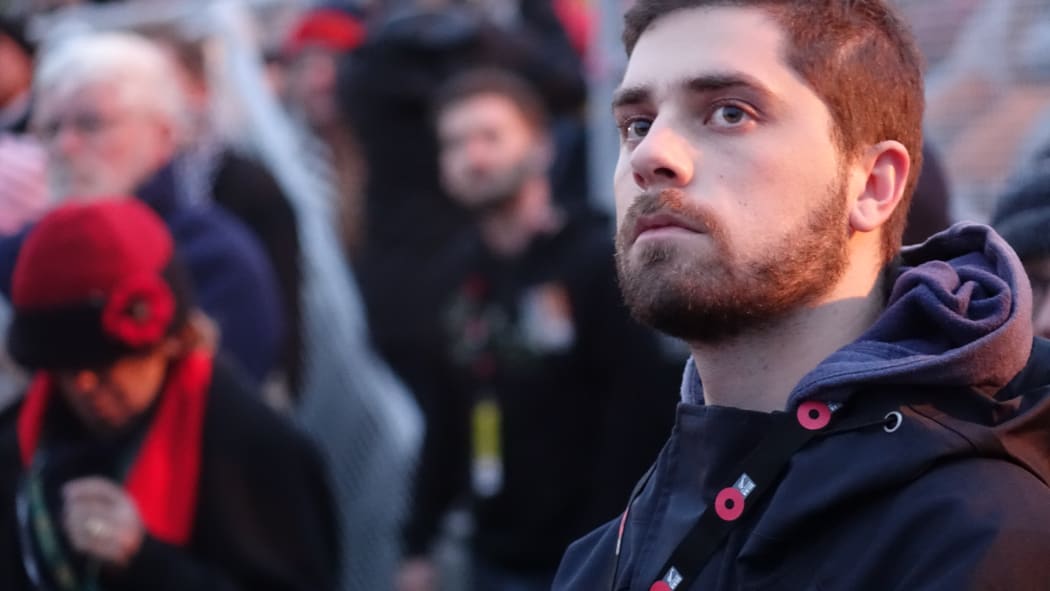 Eyes held high as the dawn service on Turkey's Gallipoli Peninsula takes place.