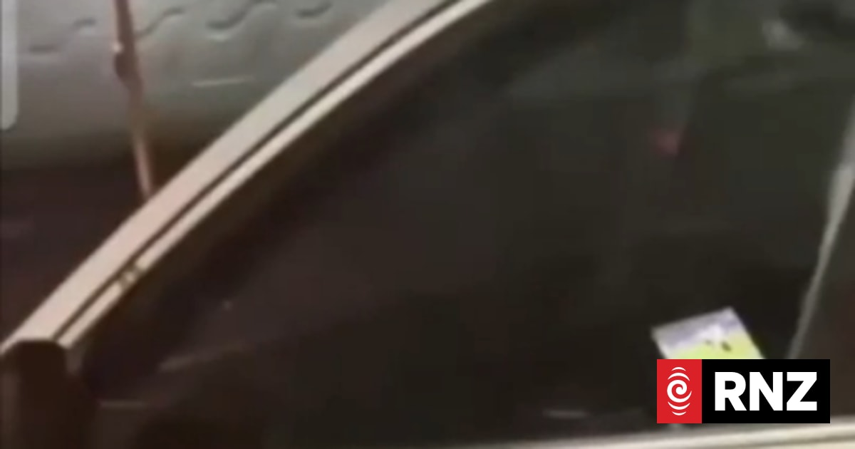 Officer caught watching a video while driving police car