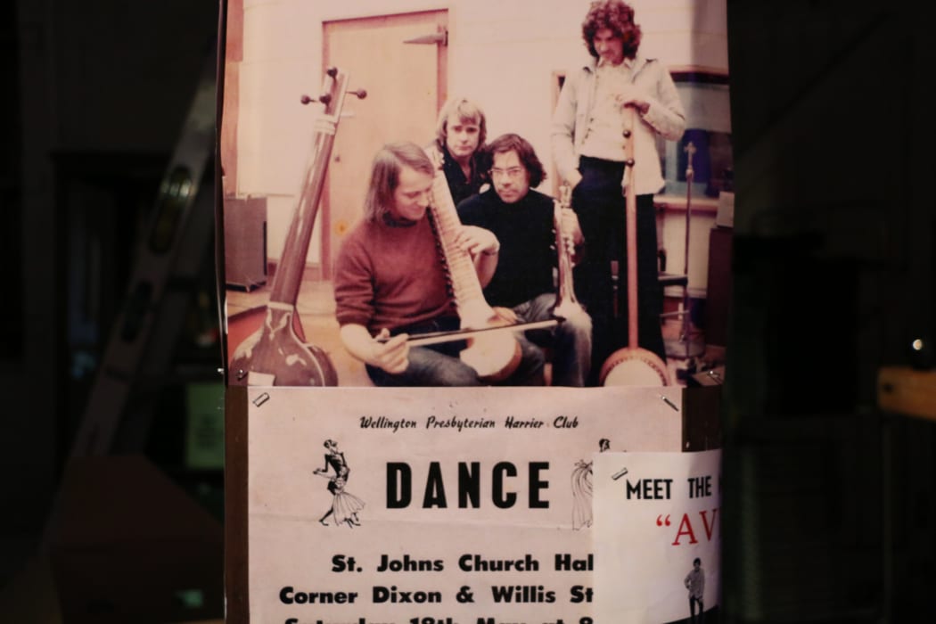 Burning Up Years exhibition - old band posters