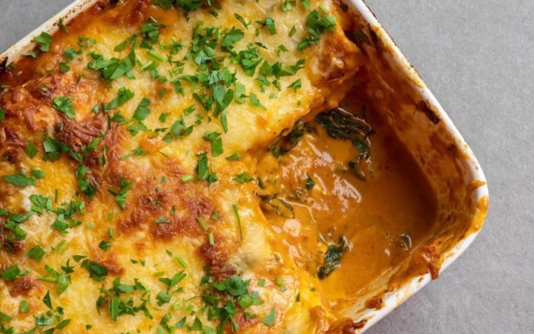 Butter Chicken Lasagne is a popular recipe from the Christchurch-based meal planning service Appetise.