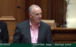 Speaker Trevor Mallard addressing the House on Tuesday evening.