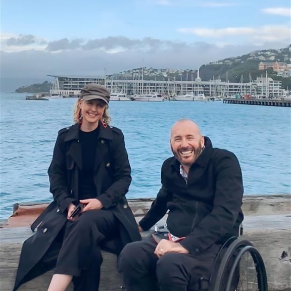 Sweet Productions co-producers Robyn Paterson and Jai Waite.