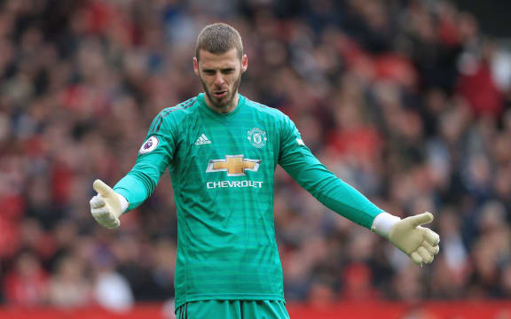 Manchester United goalkeeper David De Gea.