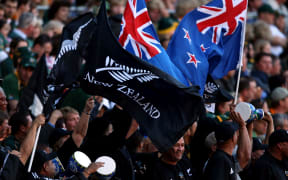Fans during the Vodacom Tri Nations test match between South Africa and New Zealand held at Newlands Stadium in Cape Town, on the 16 August 2008