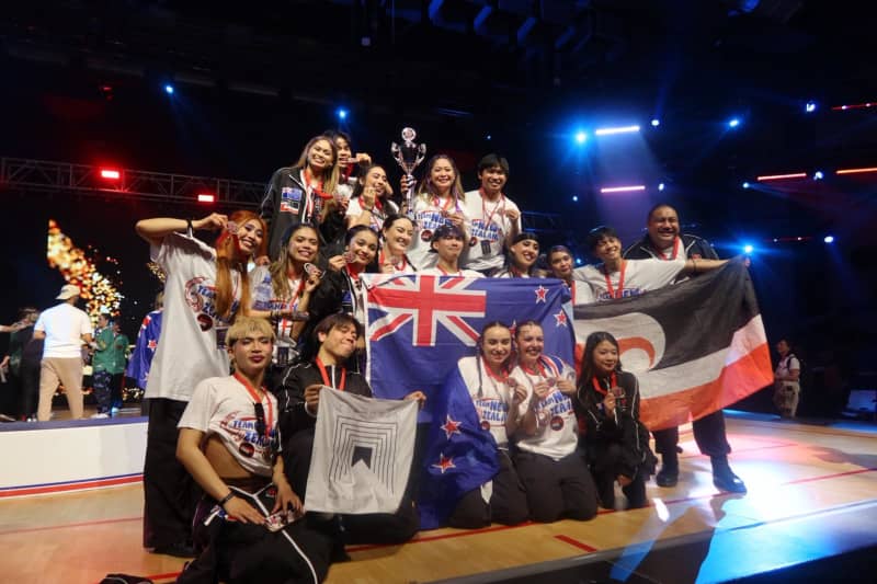 Linwood's Euphoria Dance Studio clinched New Zealand's first adult mega crew division gold at the Hip Hop Unite championship in the Czech Republic.