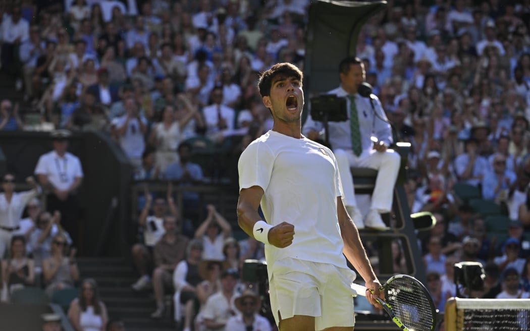 Carlos Alcaraz at Wimbledon