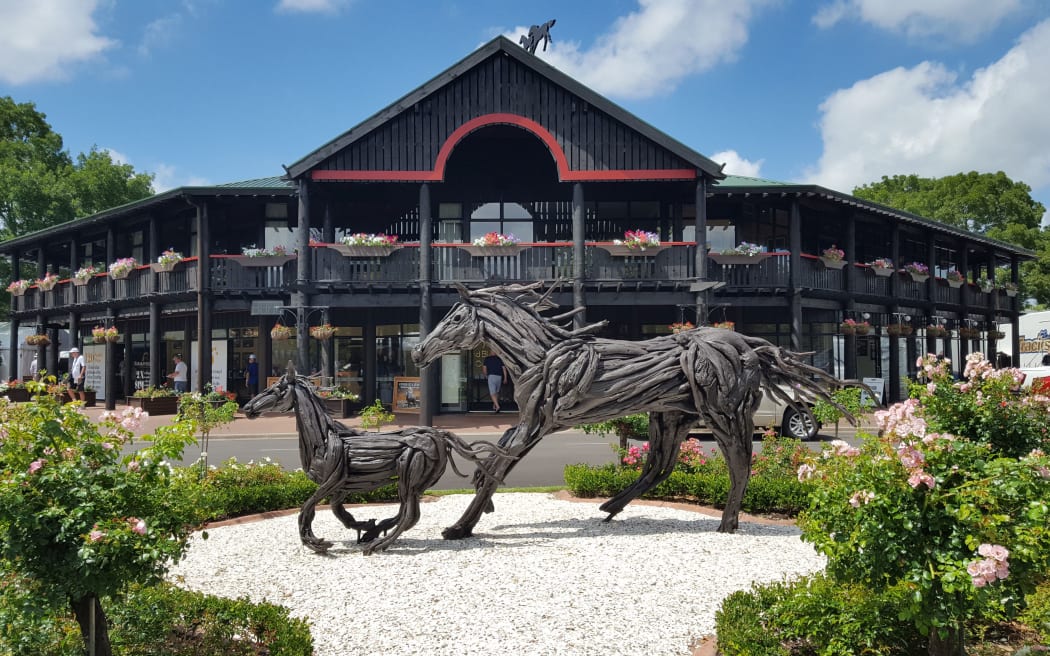 The entrance to the Karaka National Yearling sales.