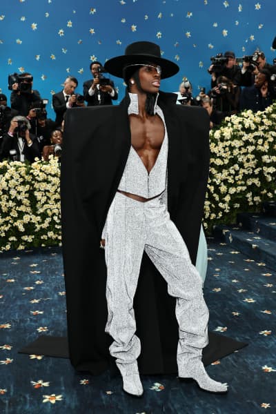 NEW YORK, NEW YORK - MAY 05: Alton Mason attends the 2025 Met Gala Celebrating "Superfine: Tailoring Black Style" at Metropolitan Museum of Art on May 05, 2025 in New York City.