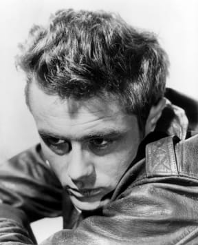 James Dean in Rebel without a Cause, 1955