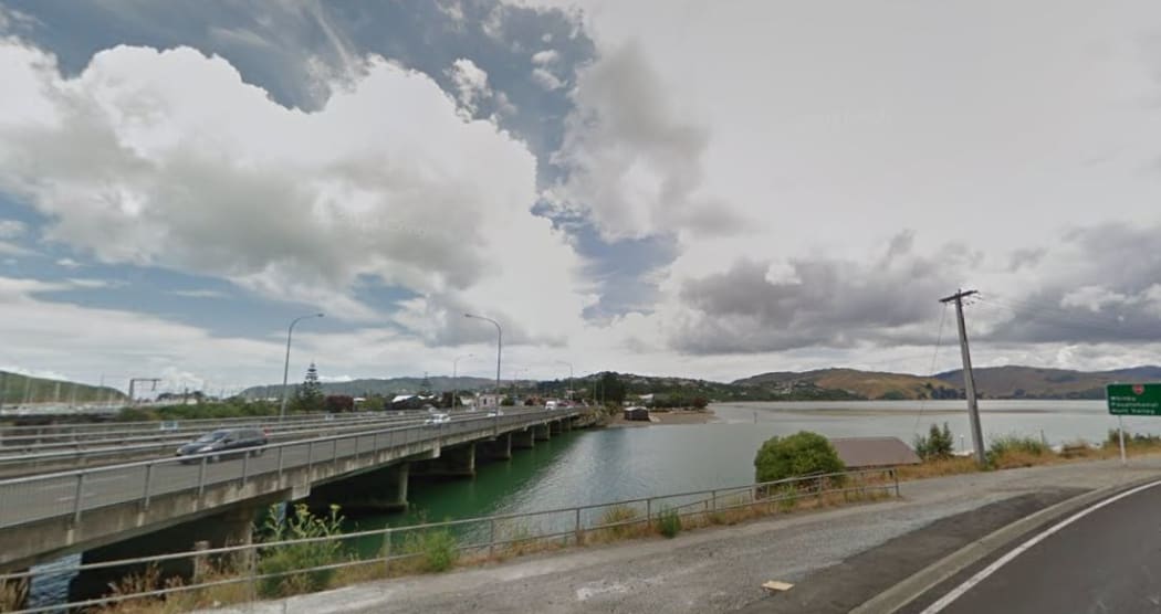 SH1 overbridge in Wellington.