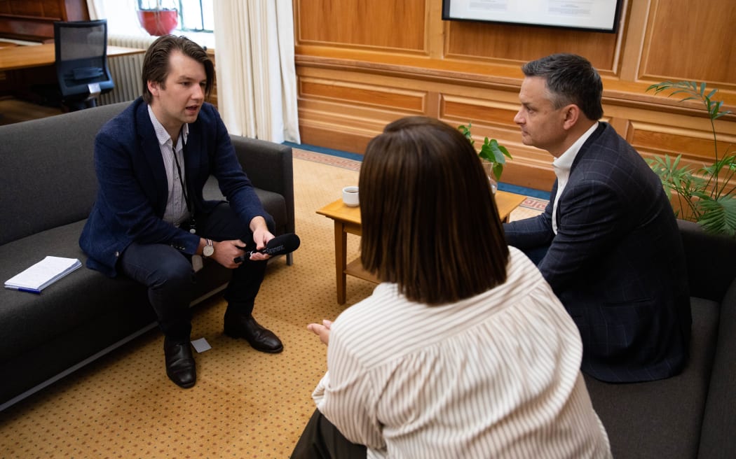 Green Party Co-Leaders speak to RNZ's Giles Dexter at the end of 2022
